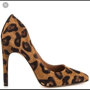 MIA Leopard Limited Edition Jolie Print Suede Heel